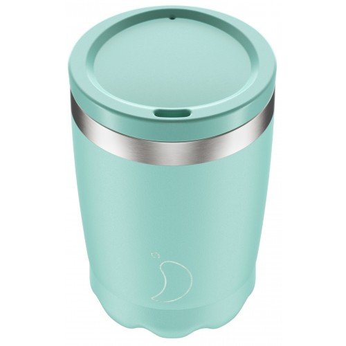 Chilly's Coffee Cup Θερμός 340ml, Pastel Edition Green Chilly's Coffee Cup Θερμός 340ml, Pastel Edition Green