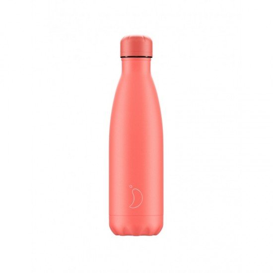 Chilly's Μπουκάλι Θερμός 500ml, All Pastel Edition Coral Chilly's Μπουκάλι Θερμός 500ml, All Pastel Edition Coral