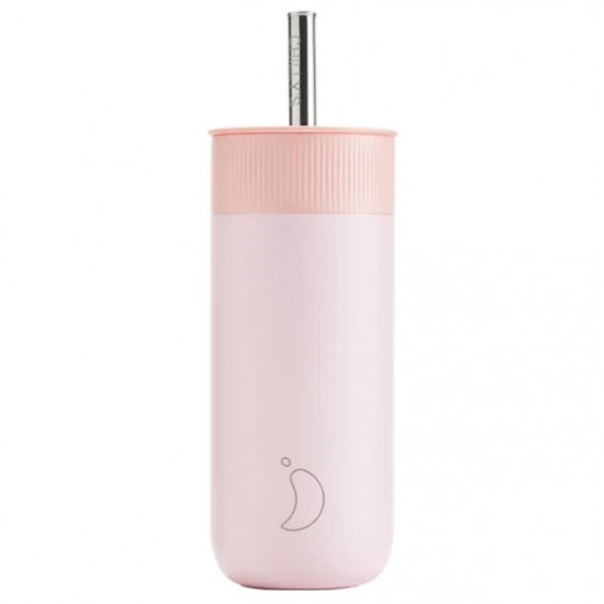 Chilly's Series 2 Switch Cup Blush Pink Μπουκάλι Θερμός 2σε1 με Καλαμάκι 750ml