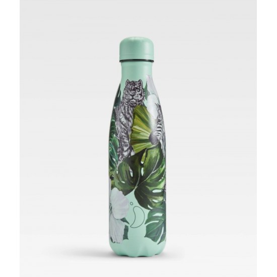 Chilly's Original Bottle Tropical Wild Monstera Μπουκάλι Θερμός Από Ανοξείδωτο Ατσάλι 500ml Chilly's Original Bottle Tropical Wild Monstera Μπουκάλι Θερμός Από Ανοξείδωτο Ατσάλι 500ml