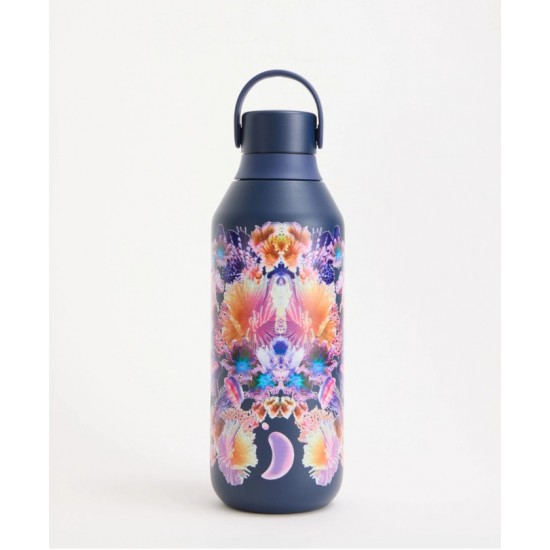 Chilly's Series 2 Bottle Botanical Deep Blue Μπουκάλι Θερμός Από Ανοξείδωτο Ατσάλι 500ml Chilly's Series 2 Bottle Botanical Deep Blue Μπουκάλι Θερμός Από Ανοξείδωτο Ατσάλι 500ml