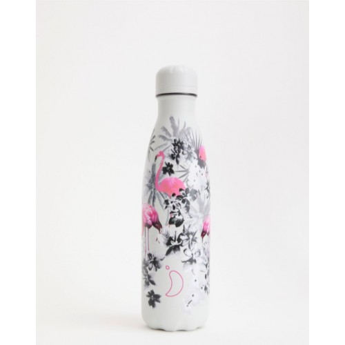 Chilly's Original Bottle Tropical Flamigo Revival Μπουκάλι Θερμός Από Ανοξείδωτο Ατσάλι 500ml Chilly's Original Bottle Tropical Flamigo Revival Μπουκάλι Θερμός Από Ανοξείδωτο Ατσάλι 500ml