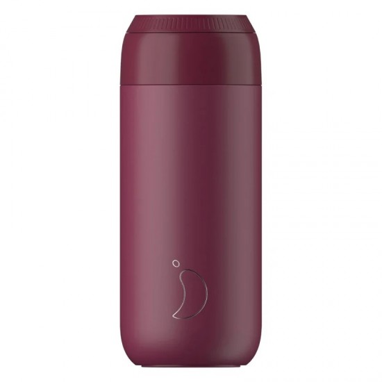 Chilly's Series 2 Plum Red Ποτήρι Θερμός 500ml