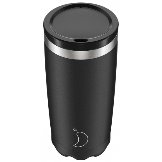 Chilly's Coffee Cup 500ml, Monochrome Edition Black