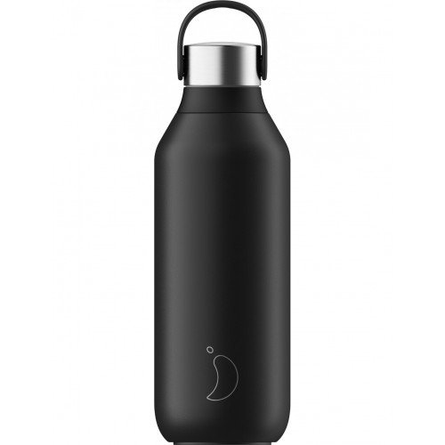 Chilly's Series 2, Μπουκάλι Θερμός 500ml, Abyss Black Chilly's Series 2, Μπουκάλι Θερμός 500ml, Abyss Black