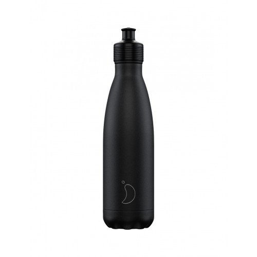Chilly's Original Sport Bottle 500ml, Monocrome Black Chilly's Original Sport Bottle 500ml, Monocrome Black