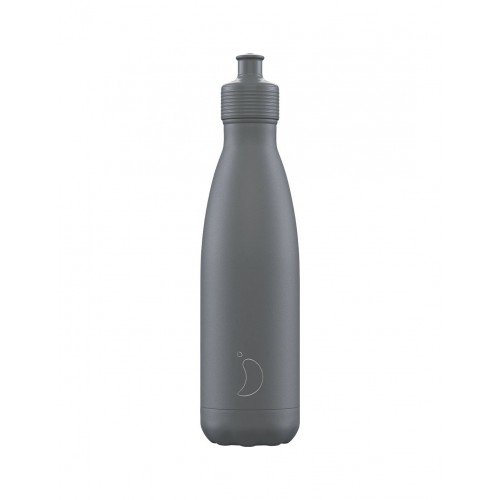 Chilly's Original Sport Bottle 500ml, Monocrome Grey Chilly's Original Sport Bottle 500ml, Monocrome Grey