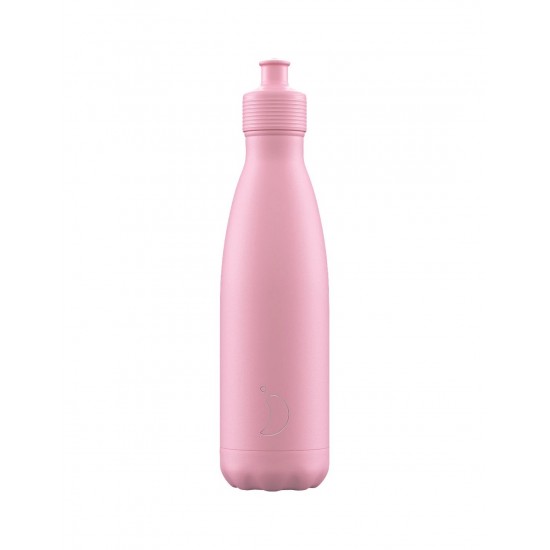 Chilly's Original Sport Bottle 500ml, Pastel Pink