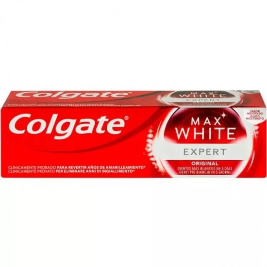 Colgate Max White Εxpert Original, Λευκαντική Οδοντόκρεμα 75ml