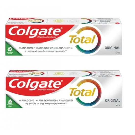 Colgate Total Original 1+1 Οδοντόκρεμα 75ml & 75ml