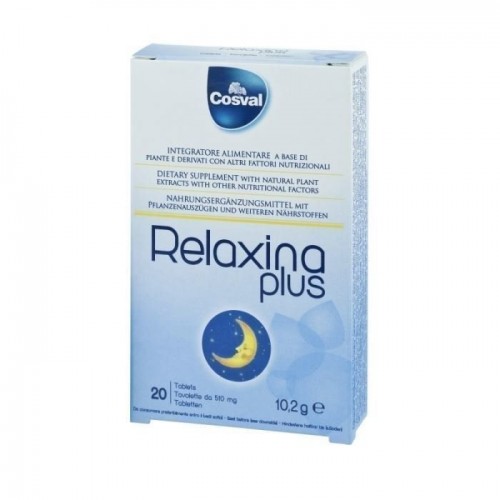 Cosval Relaxina Plus 20 Chew.tabs. Βελτιωτικό της διάθεσης - βοηθητικό του ύπνου Cosval Relaxina Plus 20 Chew.tabs. Βελτιωτικό της διάθεσης - βοηθητικό του ύπνου