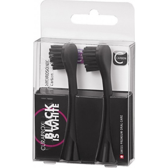 Curaprox Hydrosonic Black Is White Ανταλλακτικές Κεφαλές 2τεμ. Curaprox Hydrosonic Black Is White Ανταλλακτικές Κεφαλές 2τεμ.