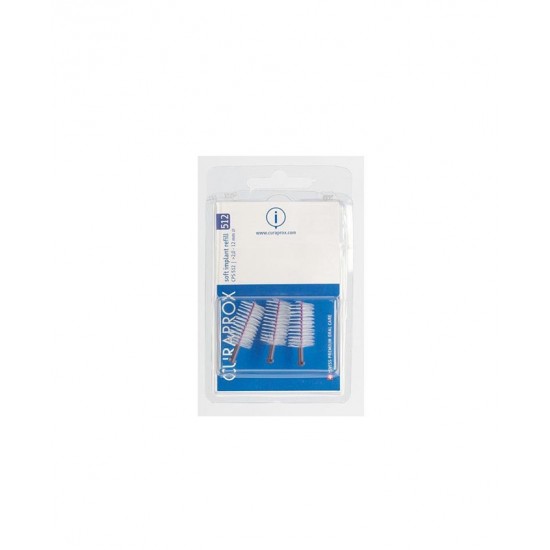 Curaprox Cps 512 Soft Implant, Μωβ  3 Μεσοδόντια Βουρτσάκια 