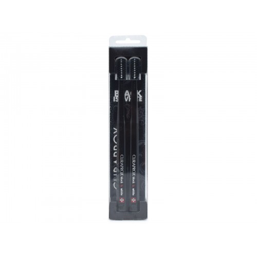 Curaprox Promo Black is White Οδοντόβουρτσα για Λευκά Δόντια 2 τεμάχια Curaprox Promo Black is White Οδοντόβουρτσα για Λευκά Δόντια 2 τεμάχια