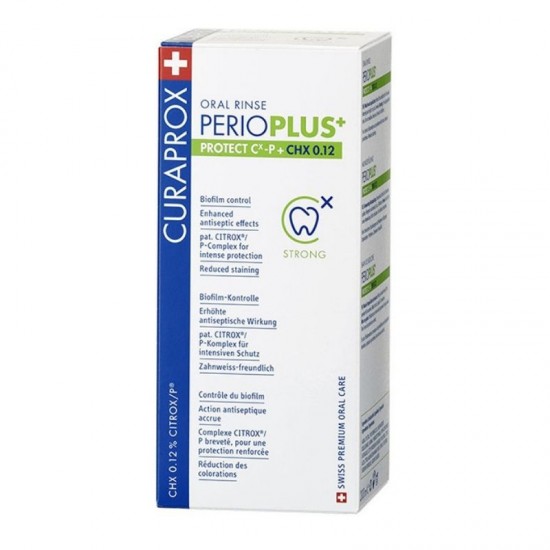 Curaprox Perio Plus+ Protect CHX 0.12% Στοματικό Διάλυμα Ενισχυμένης Αντισηπτικής Δράσης 200ml