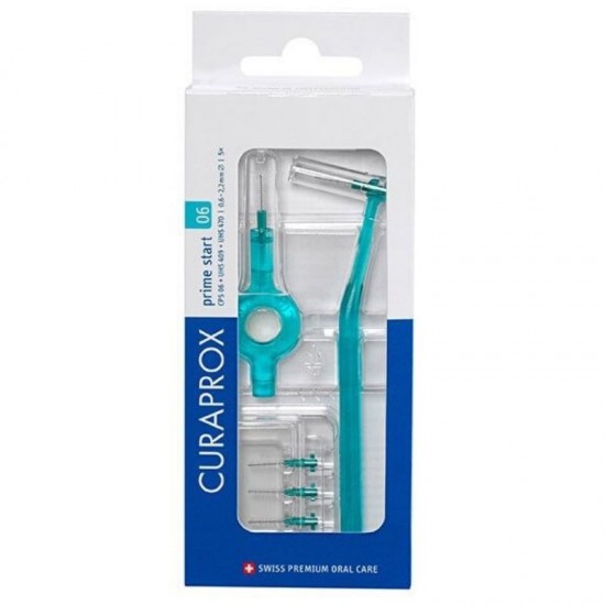Curaprox Prime Start 06, Μεσοδόντια Βουρτσάκια Γαλάζιο 5 Τεμάχια Curaprox Prime Start 06, Μεσοδόντια Βουρτσάκια Γαλάζιο 5 Τεμάχια