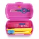 Curaprox Travel Set Στοματικής Υγιεινής Ταξιδίου με Οδοντόκρεμα 10ml & Οδοντόβουρτσα Πτυσσόμενη & Μεσοδόντιο Βουρτσάκι Καθαρισμού & Κουτί Μεταφοράς Ροζ 1τμχ Curaprox Travel Set Στοματικής Υγιεινής Ταξιδίου με Οδοντόκρεμα 10ml & Οδοντόβουρτσα Πτυσσόμενη & Μεσοδόντιο Βουρτσάκι Καθαρισμού & Κουτί Μεταφοράς Ροζ 1τμχ