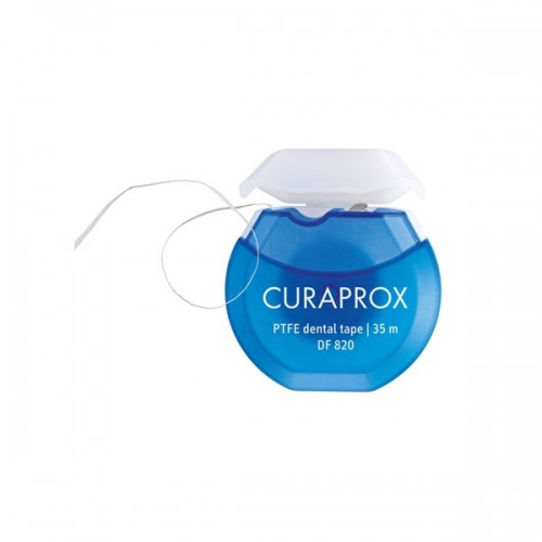 Curaprox DF 820 PTFE Dental Tape Μεσοδόντια Οδοντική Ταινία, 35m