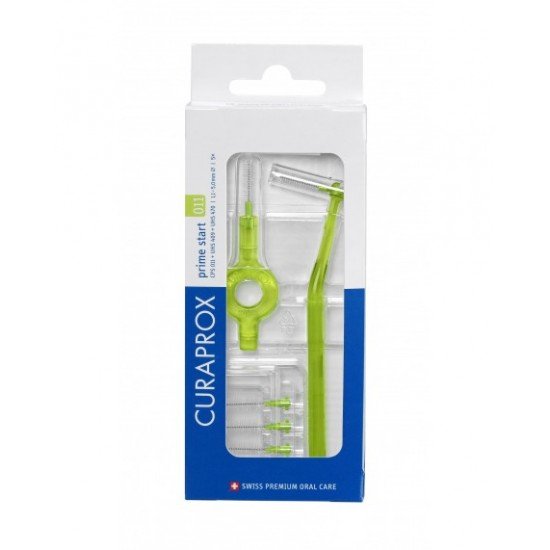 Curaprox Prime Start 011 Μεσοδόντια Βουρτσάκια με Λαβές x5 Curaprox Prime Start 011 Μεσοδόντια Βουρτσάκια με Λαβές x5