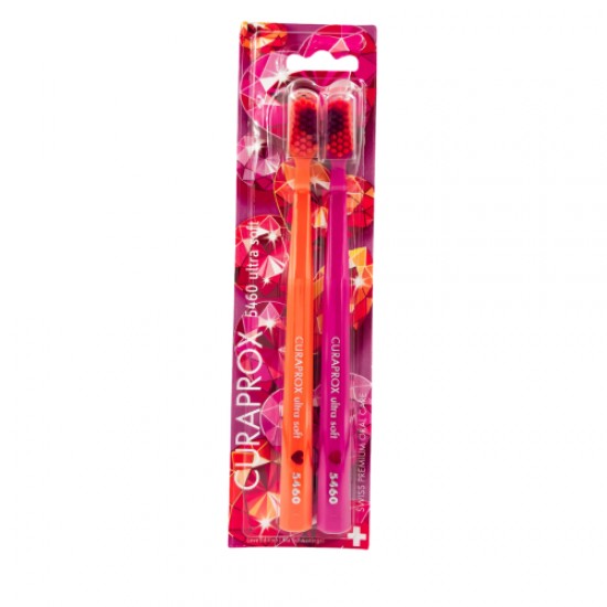 Curaprox Promo CS 5460 Duo Love Edition 2026 Οδοντόβουρτσα Ultra Soft 2τεμ Curaprox Promo CS 5460 Duo Love Edition 2026 Οδοντόβουρτσα Ultra Soft 2τεμ