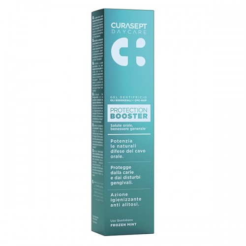 Curasept Daycare Protection Booster Gel Toothpaste Οδοντόκρεμα για καθημερινή χρήση Frozen Mint 75ml Curasept Daycare Protection Booster Gel Toothpaste Οδοντόκρεμα για καθημερινή χρήση Frozen Mint 75ml