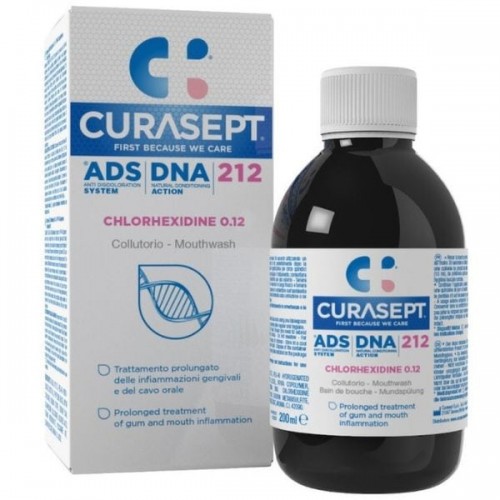 Curasept ADS DNA 212 Στοματικό Διάλυμα Χλωρεξιδίνης (0.12%) 200ml