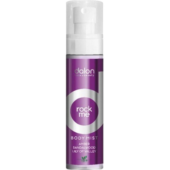 Dalon Rock Me Body Mist με Νότες Σανταλόξυλου & Κρίνου Συνδιασμένες με Κεχριμπάρι & Ροζ Πιπέρι 100ml