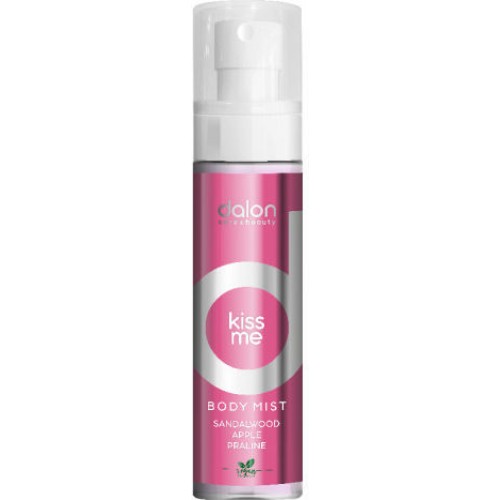 Dalon Kiss Me Body Mist  με Νότες Σανταλόξυλου  & Κεχριμπάρι Συνδιασμένες με Μήλο & Ζεστή Πραλίνα 100ml