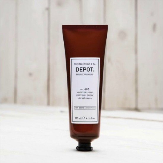 Depot No.405 Moisturizing Shaving Cream (brushless), Χωρίς τη Χρήση Πινέλου 125ml Depot No.405 Moisturizing Shaving Cream (brushless), Χωρίς τη Χρήση Πινέλου 125ml