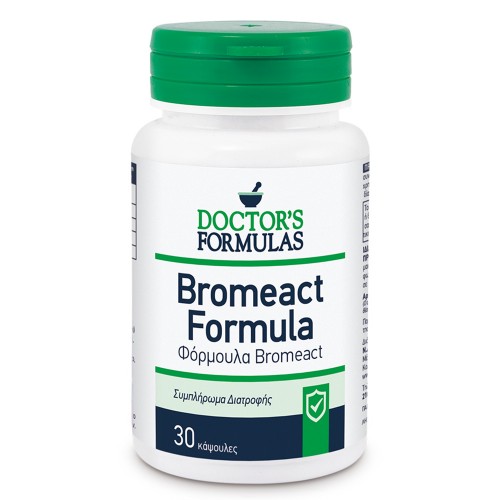 Doctor's Formulas Bromeact Φόρμουλα Αντιφλεγμονώδης 30 Κάψουλες