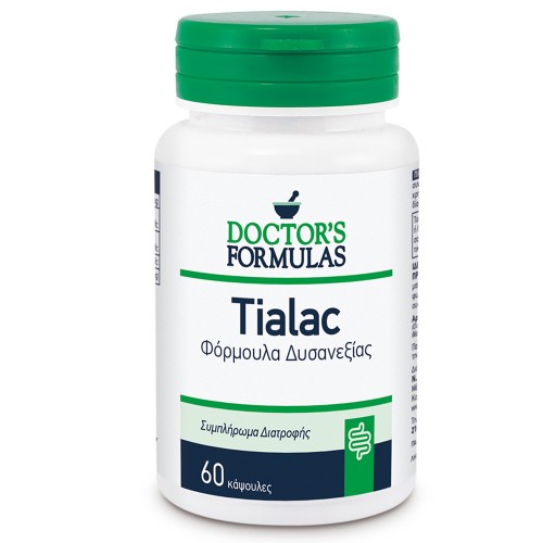 Doctor's Formulas Tialac Φόρμουλα Δυσανεξίας Στη Λακτόζη 60 Κάψουλες Doctor's Formulas Tialac Φόρμουλα Δυσανεξίας Στη Λακτόζη 60 Κάψουλες