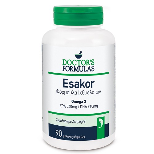 Doctor's Formulas Esakor Φόρμουλα Ιχθυελαίων 90 Κάψουλες