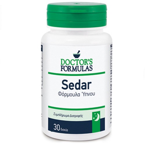 Doctor's Formulas Sedar Φόρμουλα Ύπνου - Αγχος - Αϋπνία, 30 Δισκία Doctor's Formulas Sedar Φόρμουλα Ύπνου - Αγχος - Αϋπνία, 30 Δισκία