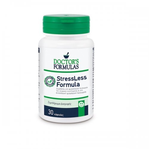 Doctor's Formulas Stress Less Formula 30caps. Φόρμουλα για το Άγχος & το Νευρικό Σύστημα Doctor's Formulas Stress Less Formula 30caps. Φόρμουλα για το Άγχος & το Νευρικό Σύστημα