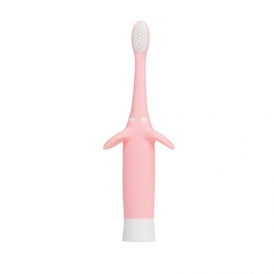 Dr. Brown's Training Toothbrush, Οδοντόβουρτσα Ελεφαντάκι, 0-3 Χρονών,  Χρώμα Ροζ 1 Τεμάχιο