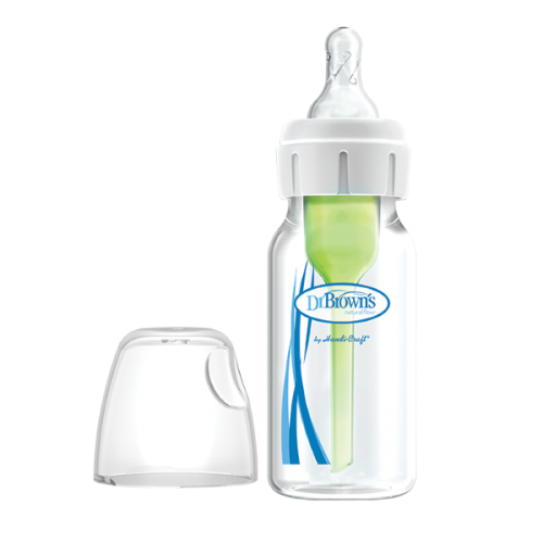 Dr Brown's Anti-Colic Options 0m+, Πλαστικό Μπιμπερό με Στενό Λαιμό 120ml Dr Brown's Anti-Colic Options 0m+, Πλαστικό Μπιμπερό με Στενό Λαιμό 120ml