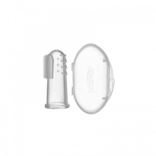 Dr Brown's Finger Toothbrush Βρεφική Δακτυλική Οδοντόβουρτσα Σιλικόνης 3m+ & Θήκη 1 Τεμάχιο Dr Brown's Finger Toothbrush Βρεφική Δακτυλική Οδοντόβουρτσα Σιλικόνης 3m+ & Θήκη 1 Τεμάχιο