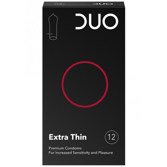 Duo Extra Thin, Προφυλακτικά Πολύ Λεπτά 12τμχ