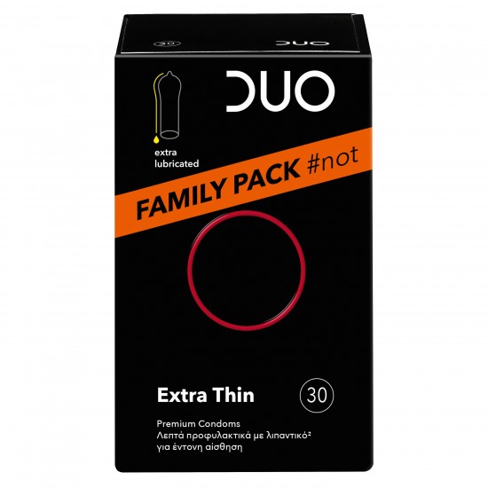 Duo Extra Thin, Προφυλακτικά Πολύ Λεπτά 30τμχ