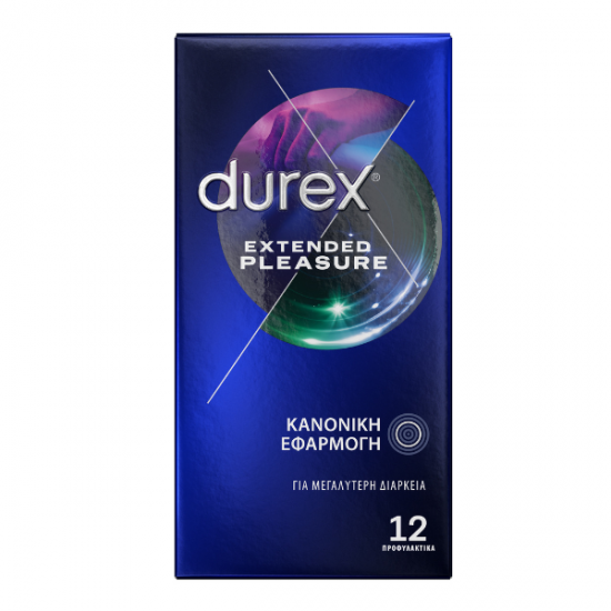 Durex Extended Pleasure 12 Προφυλακτικά με Επιβραδυντικό