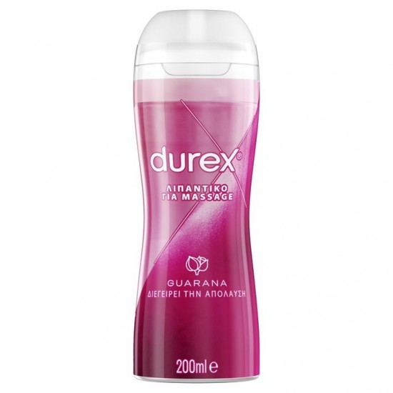 Durex Massage Guarana Gel, Τζελ για Μασάζ με Άρωμα Guarana 200ml