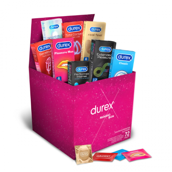 Durex Προφυλακτικά Magic Box, 72τεμ