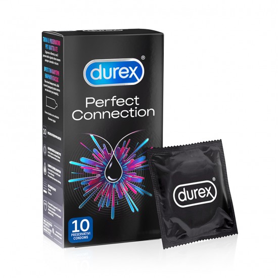 Durex Perfect Connection Προφυλακτικά με Extra επίστρωση Λιπαντικού x 10