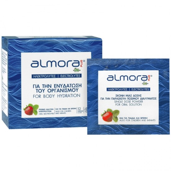Almora Plus Πόσιμο Διάλυμα Ηλεκτρολυτών 12 φακελάκια
