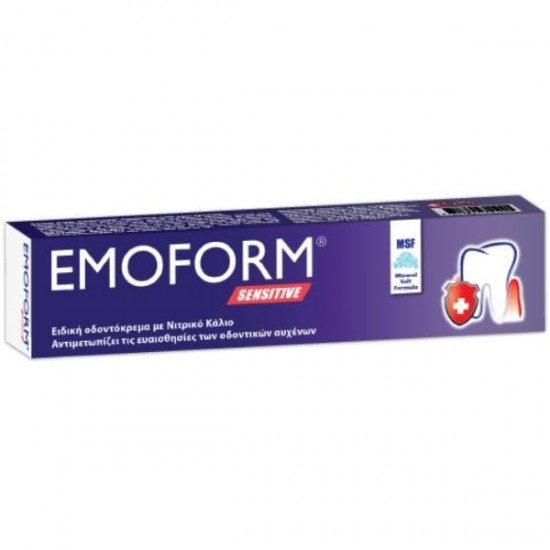 Emoform Sensitive Swiss Ειδική Οδοντόκρεμα με Νιτρικό Κάλιο για Ευαίσθητα Δόντια 50ml