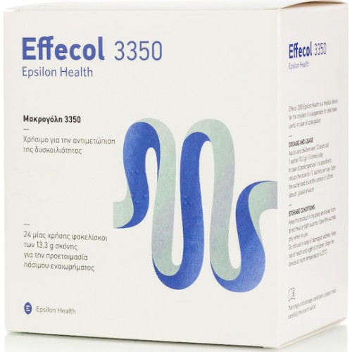 Effecol 3350 Αντιμετώπιση της Χρόνιας Δυσκοιλιότητας 24 φακελίσκοι Effecol 3350 Αντιμετώπιση της Χρόνιας Δυσκοιλιότητας 24 φακελίσκοι