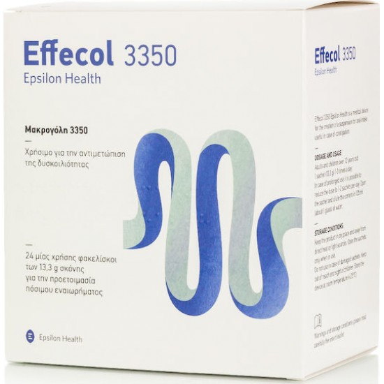 Effecol 3350  Αντιμετώπιση της Χρόνιας Δυσκοιλιότητας 24 φακελίσκοι