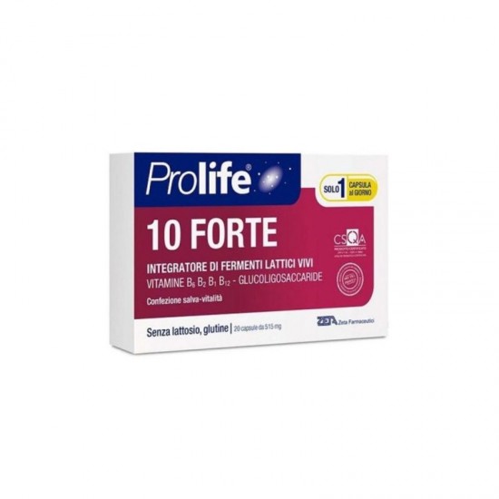 Prolife 10 Forte Συμπλήρωμα Διατροφής με Ζωντανά Γαλακτικά Βακτήρια 10caps Prolife 10 Forte Συμπλήρωμα Διατροφής με Ζωντανά Γαλακτικά Βακτήρια 10caps