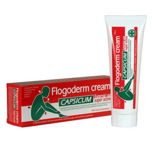 Ergopharm Flogoderm Capsicum﻿ Θερμαντική Κρέμα 125gr
