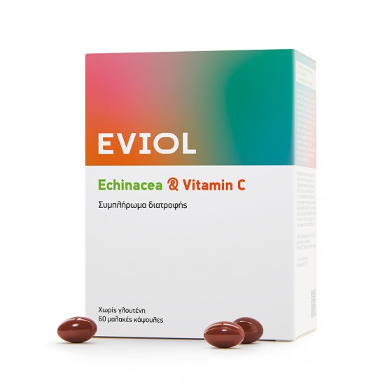 Eviol Echinacea & Vitamin C 60soft caps